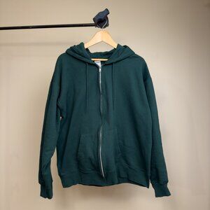 Hanes Dark Green Hoodie (Large)